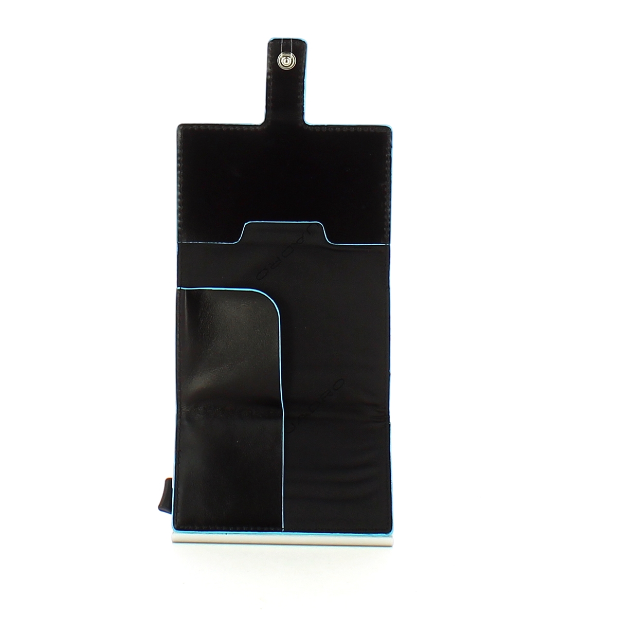 Piquadro Porta carte di credito con Sliding System RFID Blue Square - 3