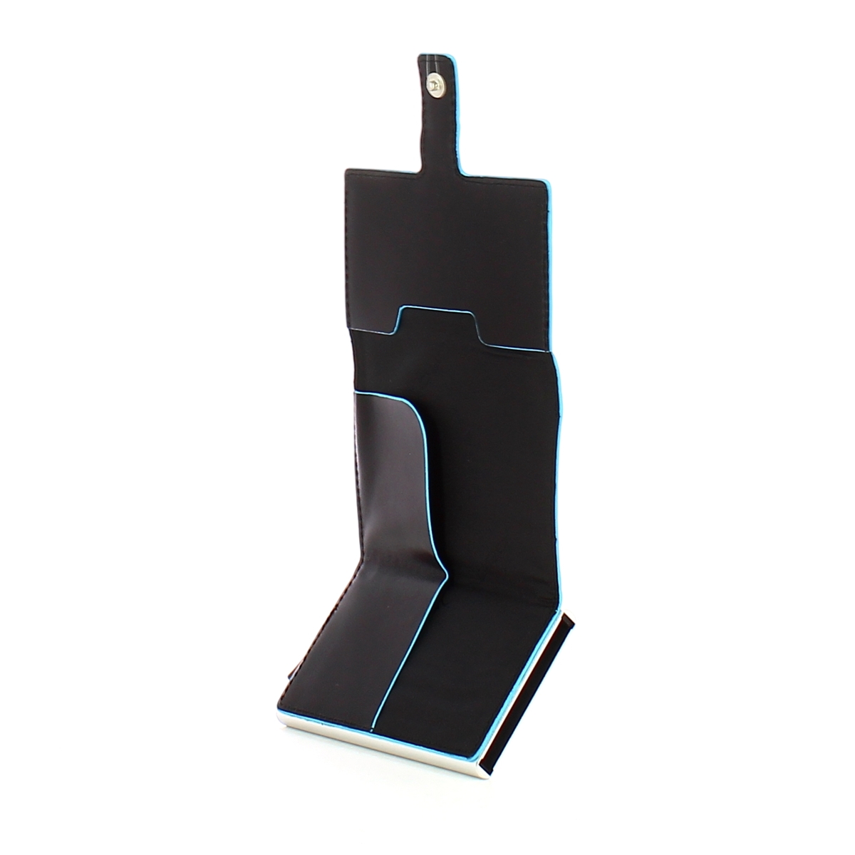 Piquadro Porta carte di credito con Sliding System RFID Blue Square - 4