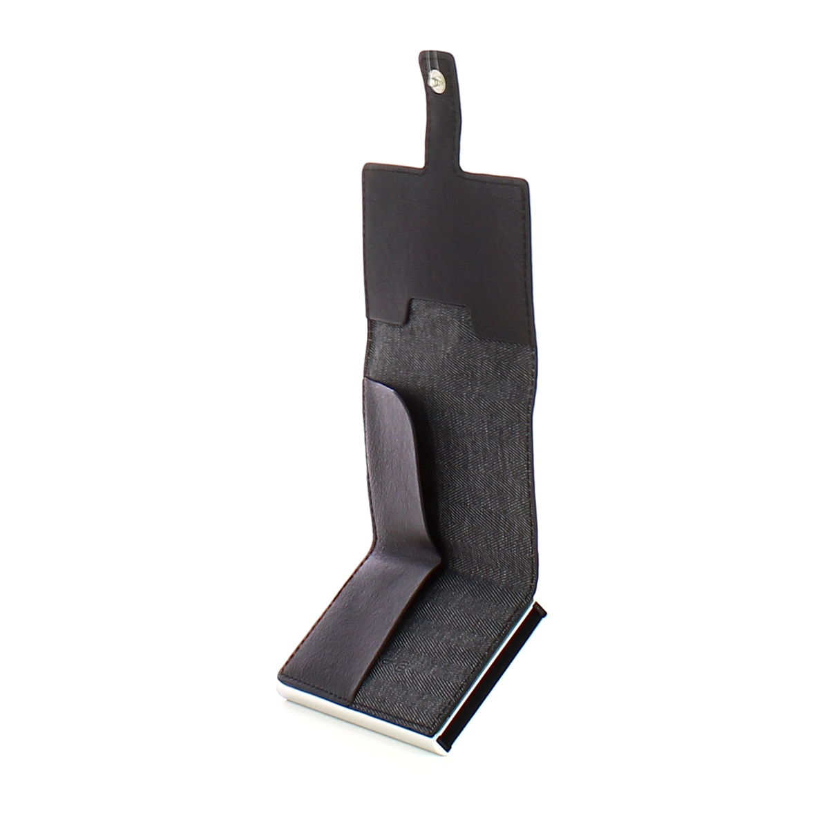 Piquadro Porta carte di credito con Sliding System RFID Black Square - 4