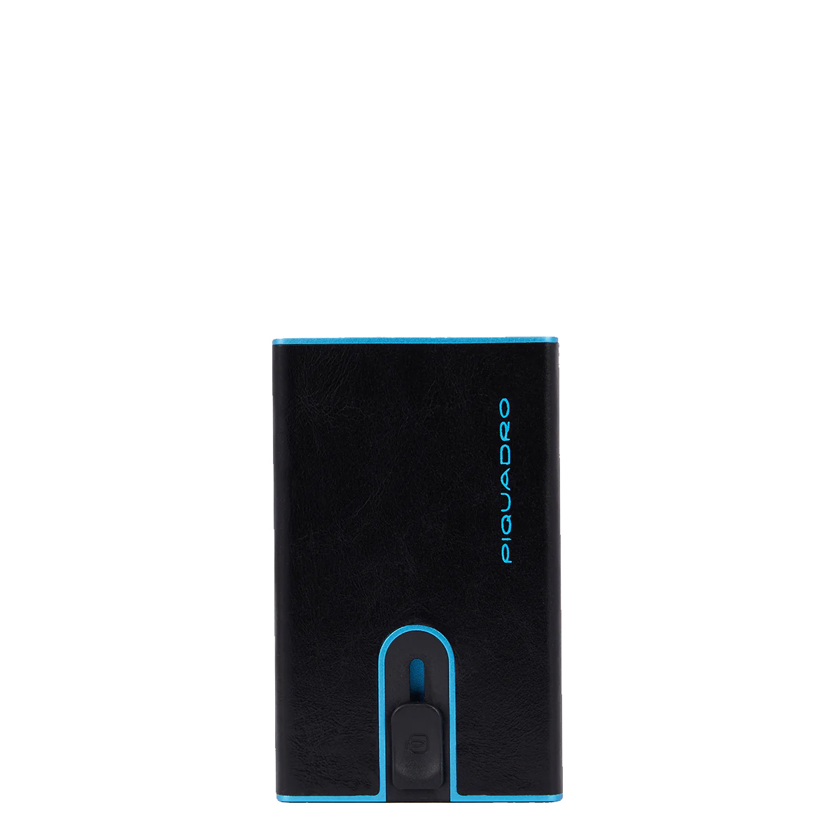 Piquadro Porta carte di credito con Sliding System RFID Blue Square - 1