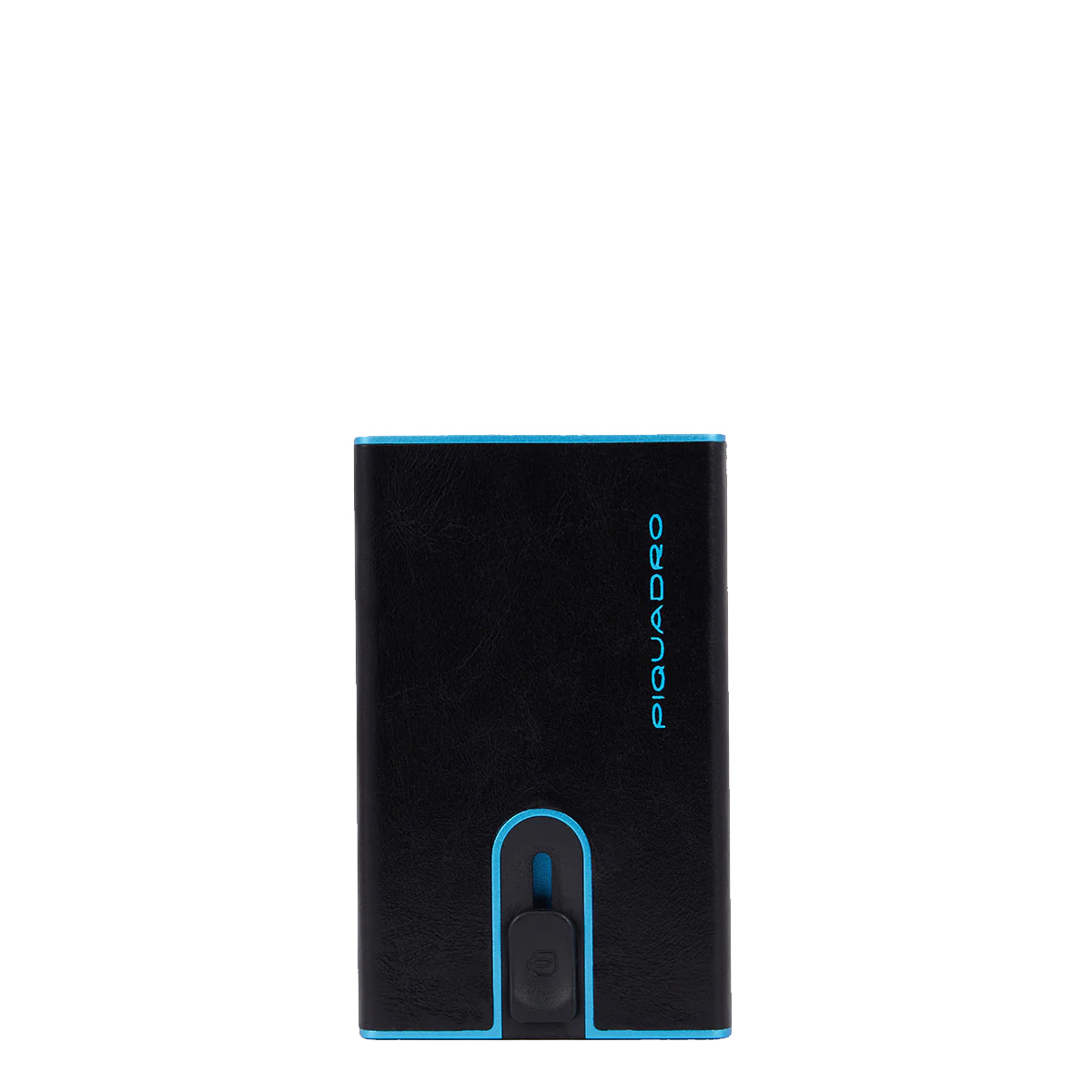 Piquadro Porta carte di credito con Sliding System con portamonete e banconote RFID Blue Square - 1