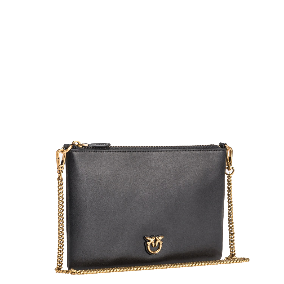 Pinko Pochette Flat Classic Nero Antique Gold - 2