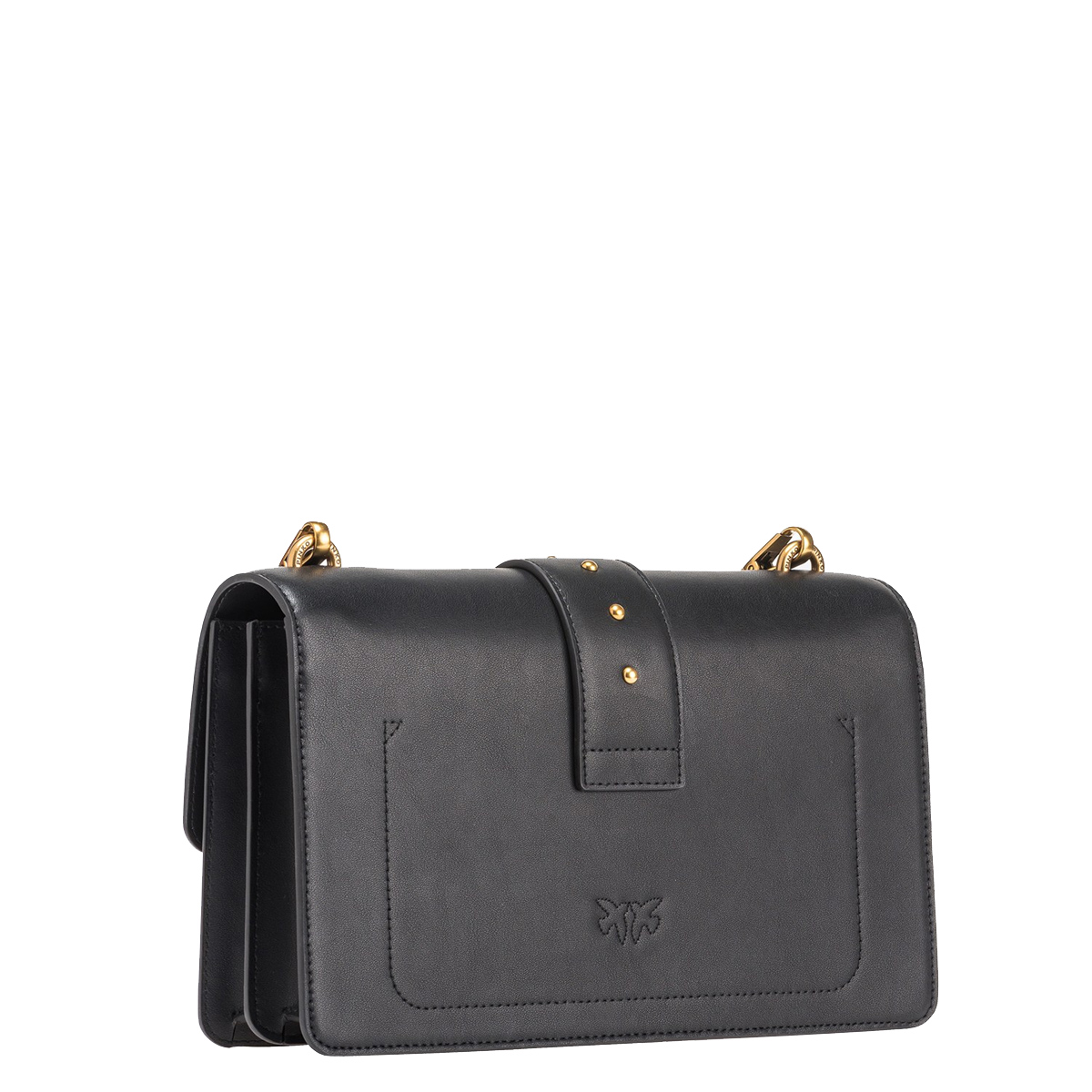 Pinko Borsa a tracolla Love One Classic Nero Antique Gold - 3