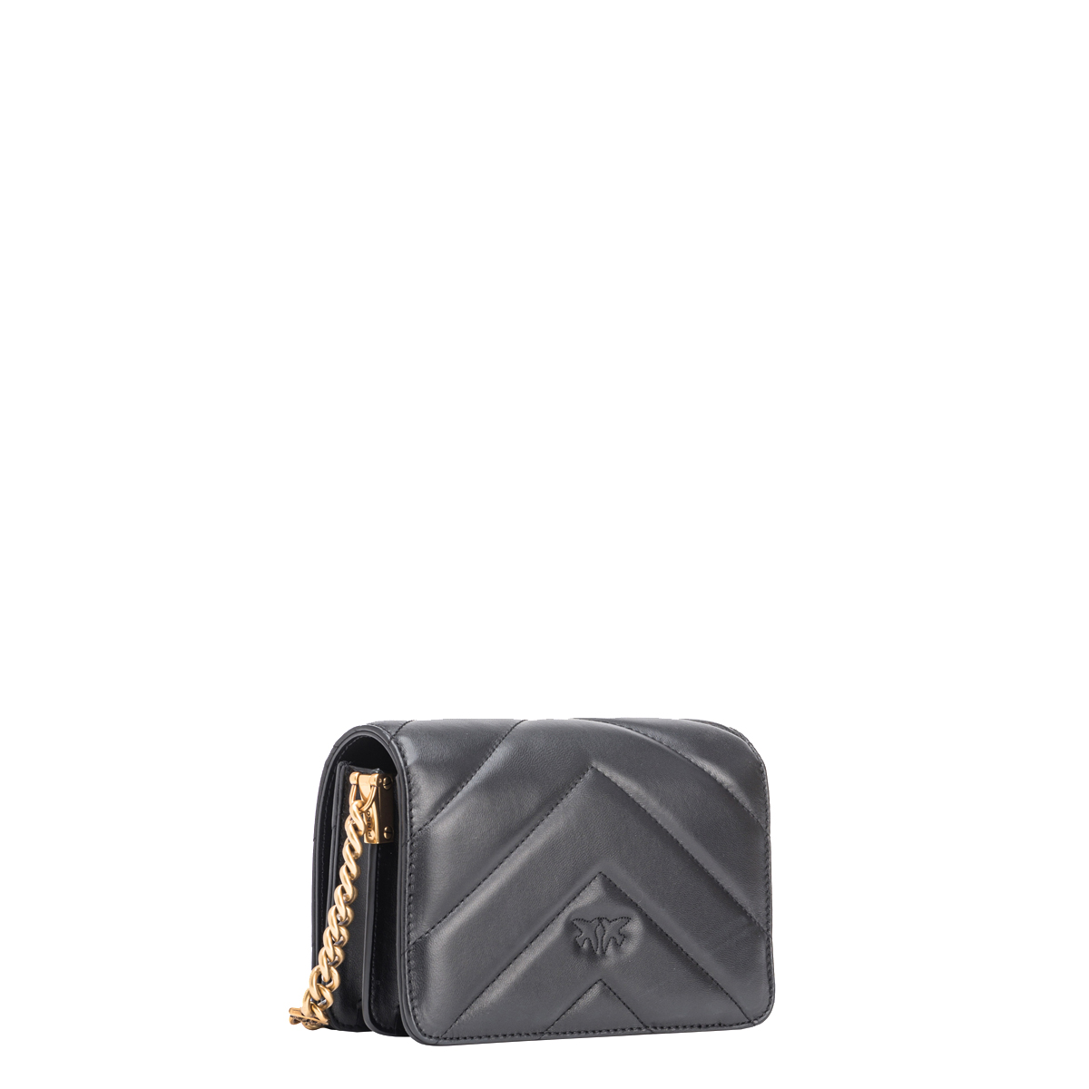 Pinko Mini Borsa a tracolla Love Click Nero Antique Gold - 3