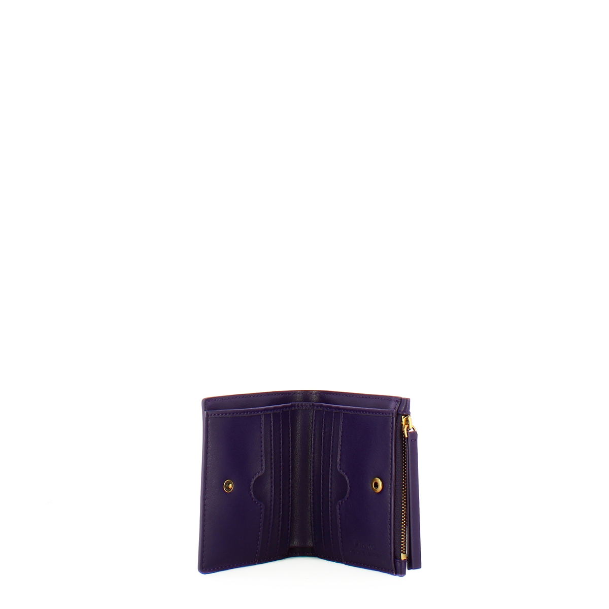 Pinko Portafoglio Piccolo Viola Uva Antique Gold - 3