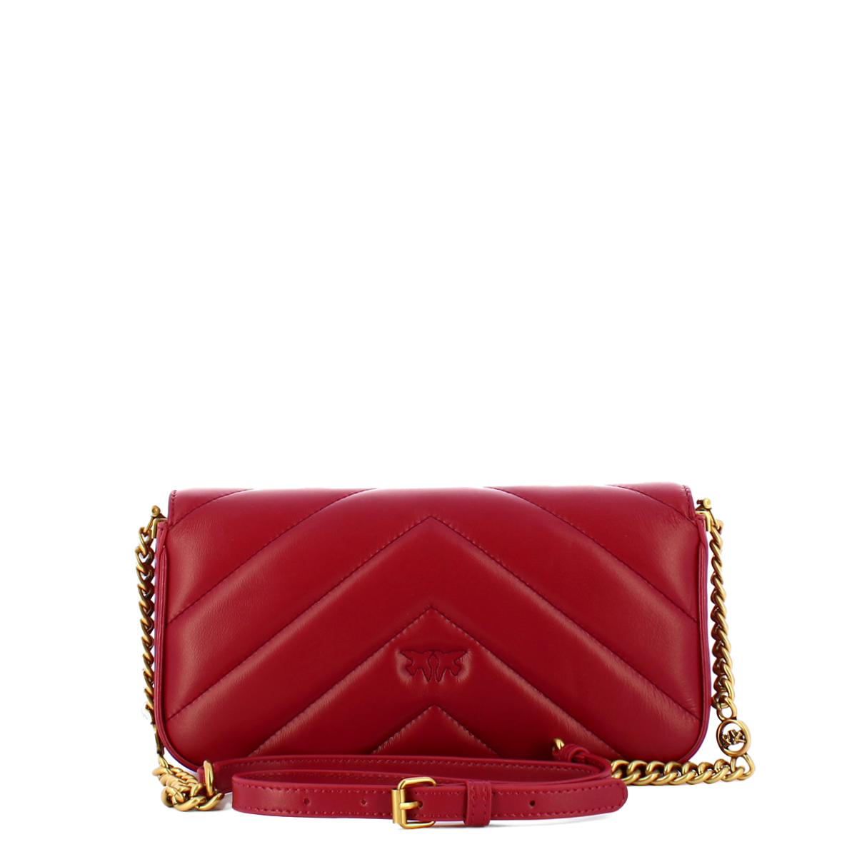 Pinko Mini Baguette Love Click Dark Red Antique Red - 3