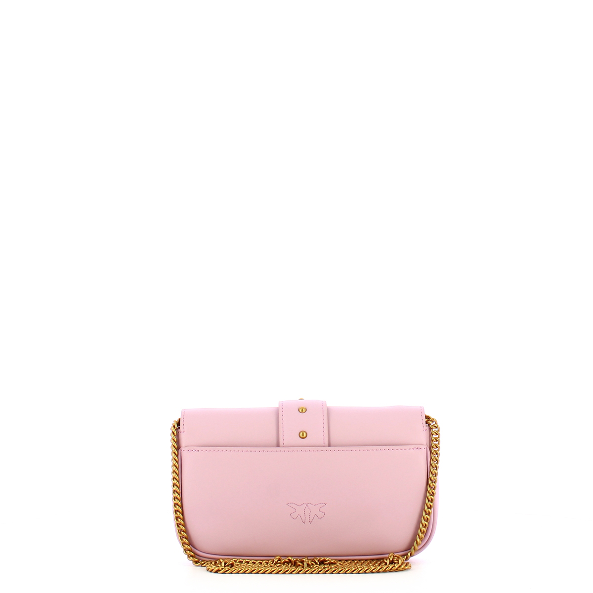 Pinko Mini borsa a tracolla Love One Simply Lilla Antique Gold - 3