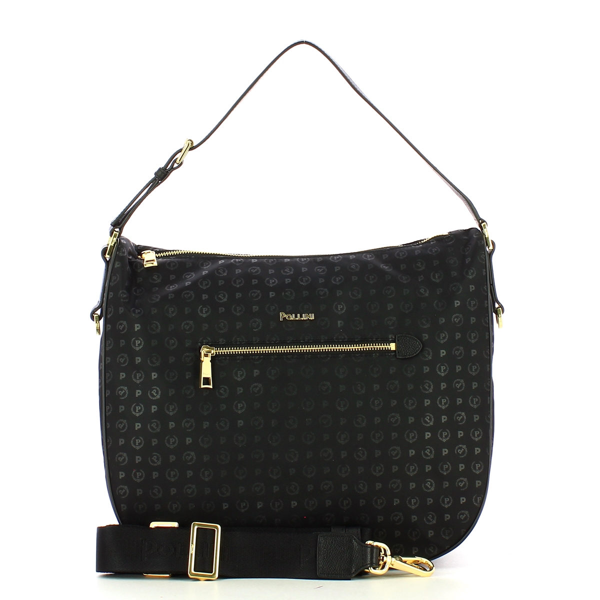 Pollini Hobo Bag Heritage Soft Nero - 4