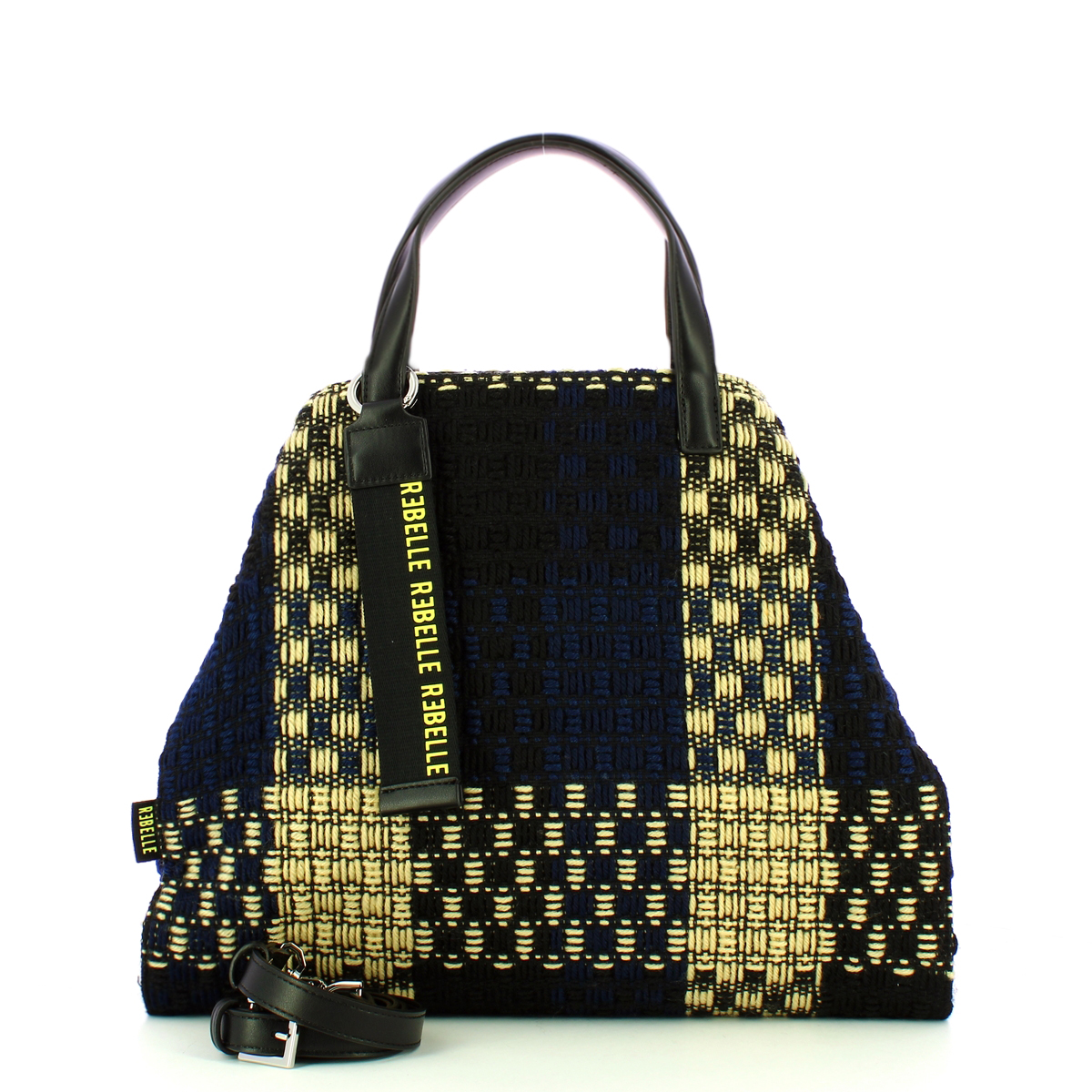 Rebelle Borsa a spalla Ashanti Checked Wire Butter - 4