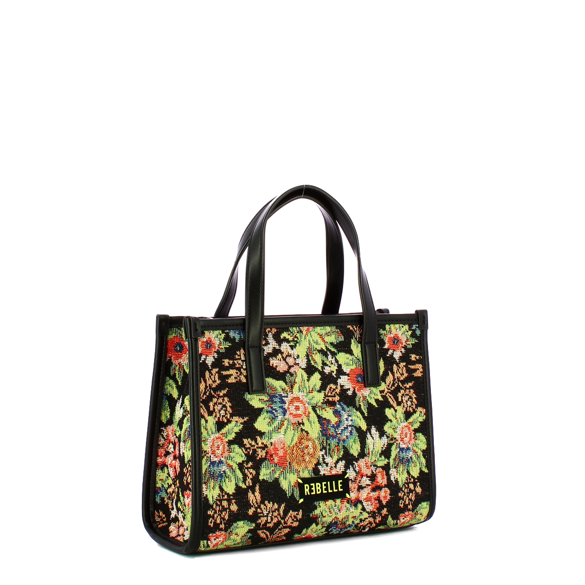 Rebelle Borsa a mano Peonia Flowery Small Black - 2