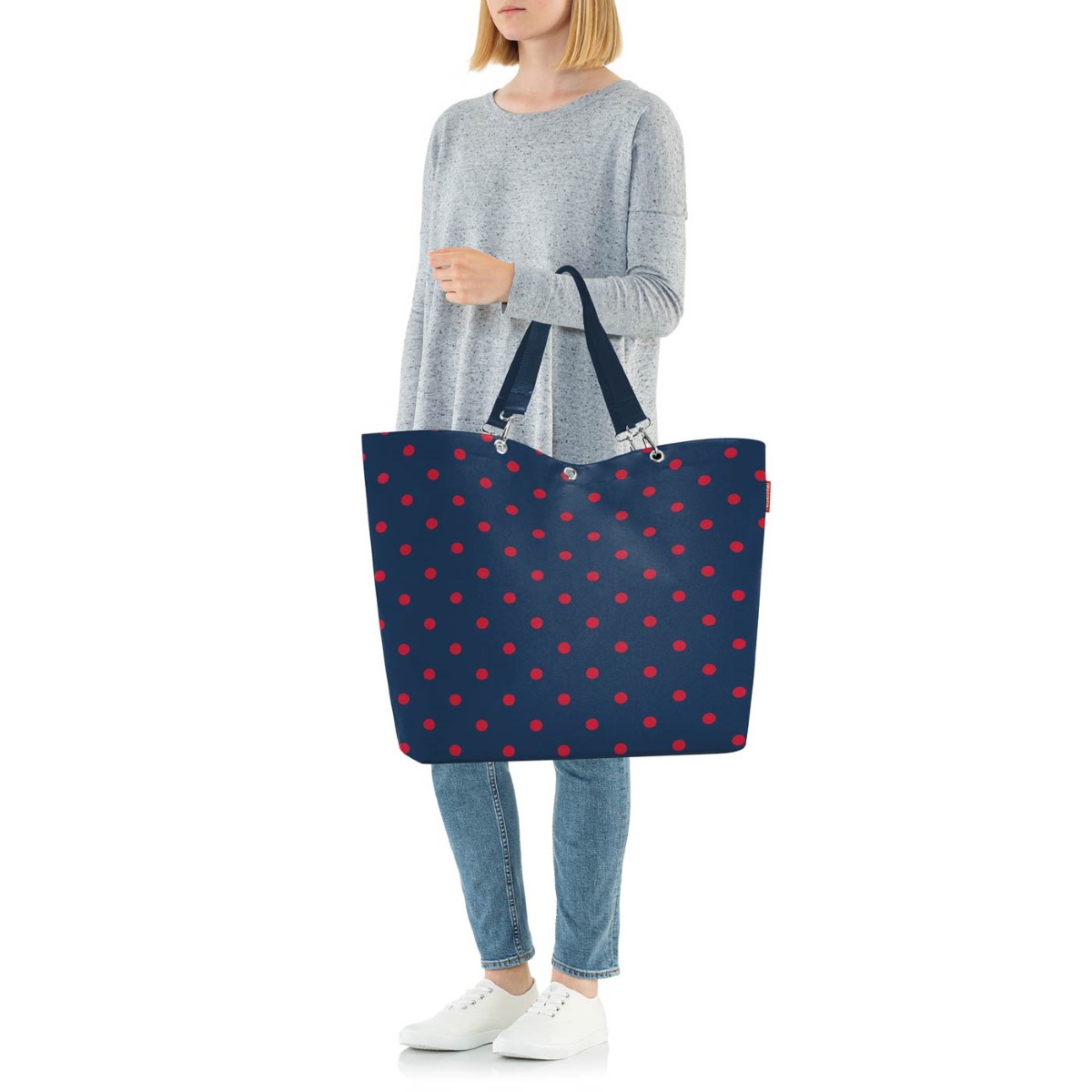 REIS Shopper XL Mixed Dots Red - 3