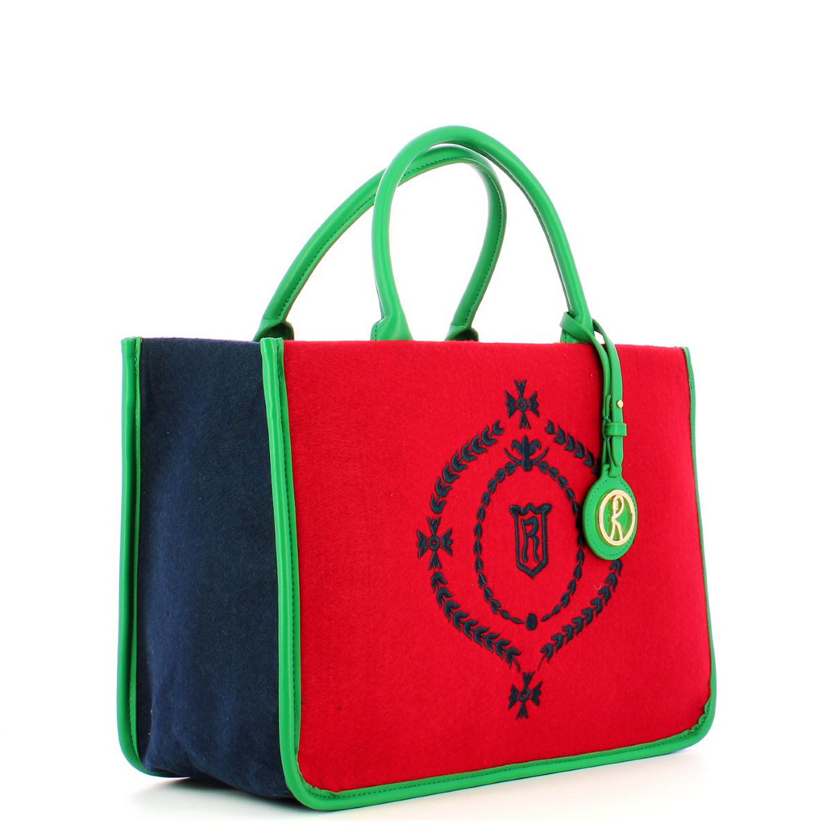 Roberta Di Camerino Borsa a mano College Rosso Blu Verde - 2