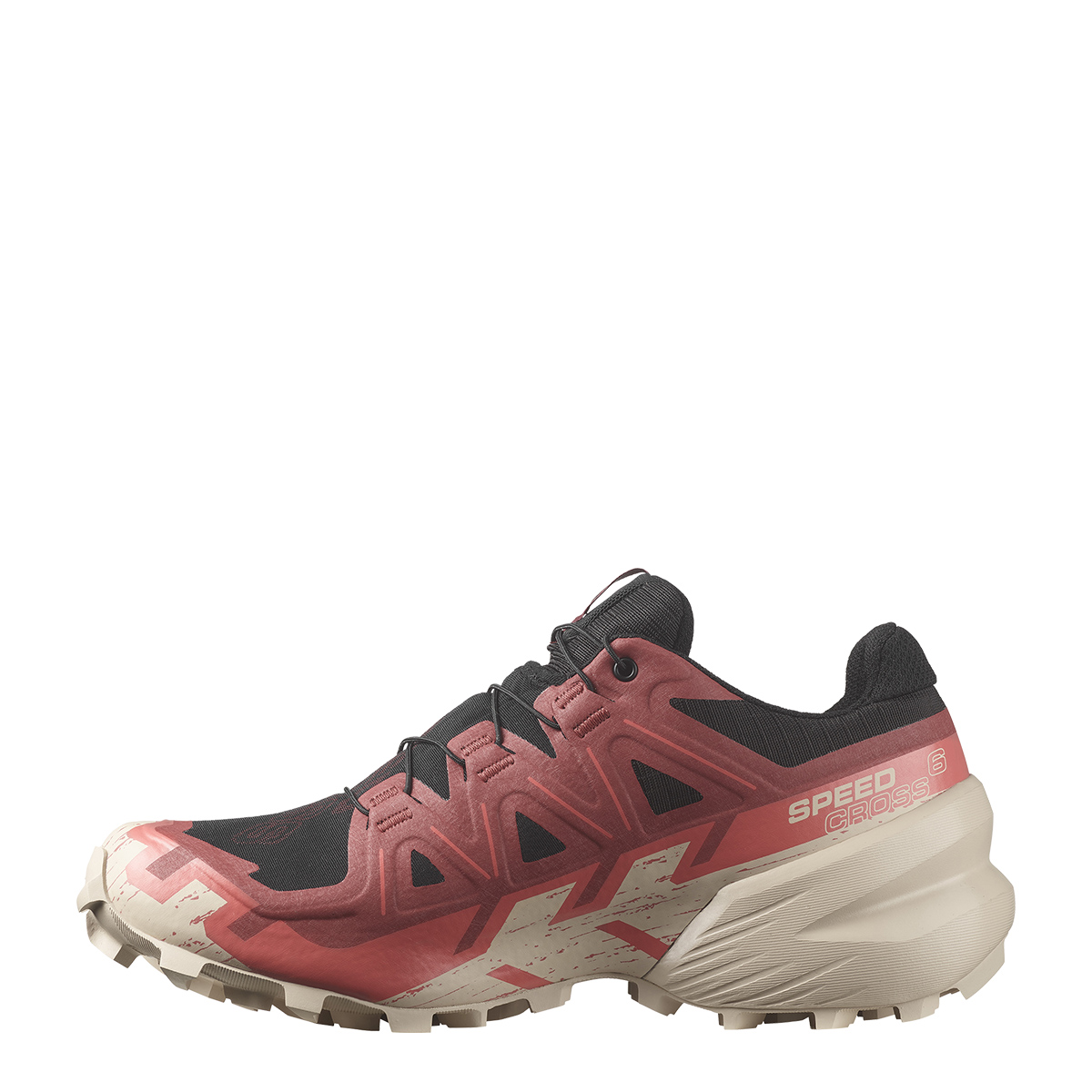 SALM Scarpe Donna da trail running Speedcross 6 Gore-Tex Black Cow Hide Faded Rose - 3