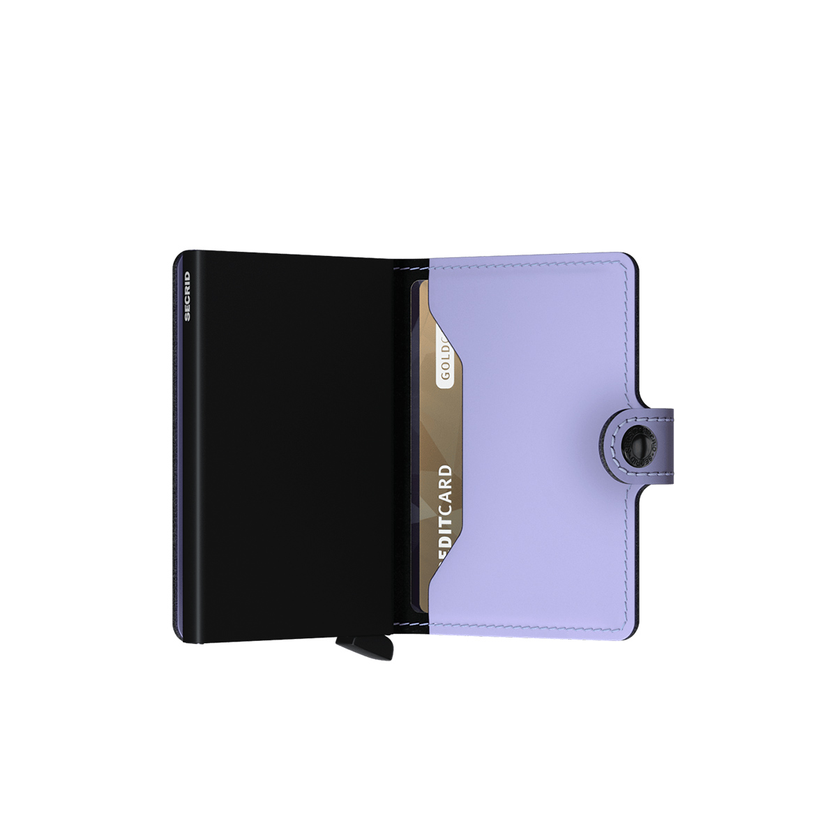 SCRD Miniwallet Matte RFID Liliac-Black - 3