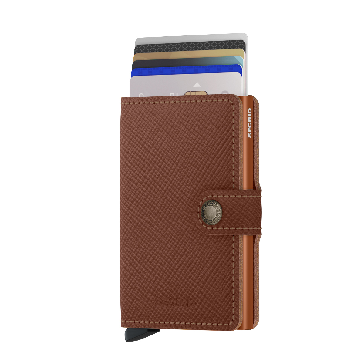 Secrid Miniwallet Saffiano RFID Caramel - 3