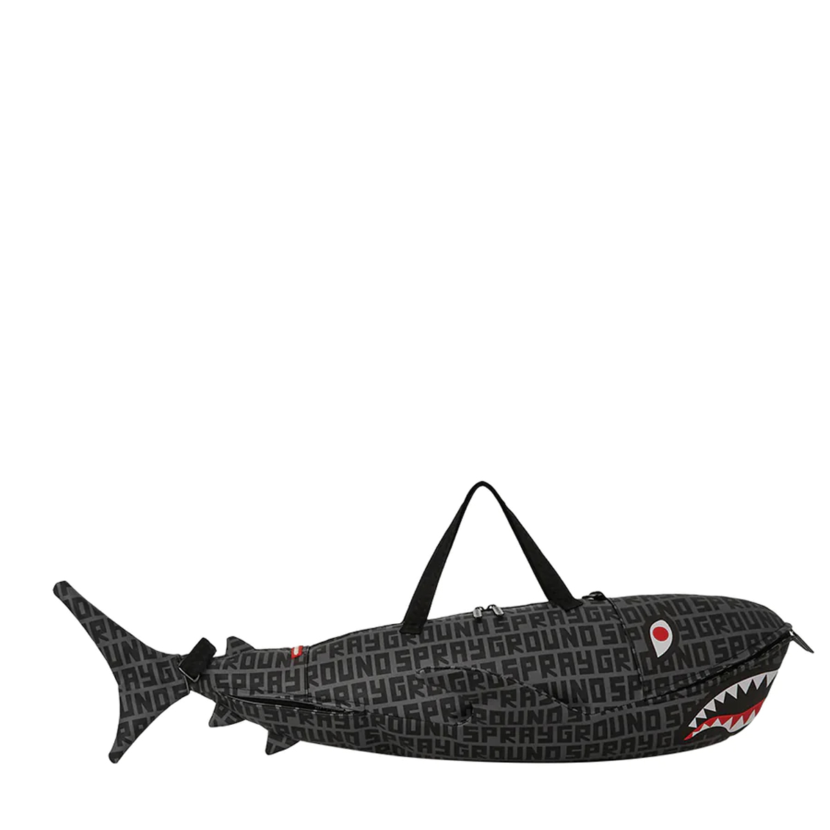 Sprayground Borsone Split Infinity Check Shark-Shaped Limited Edition - 4