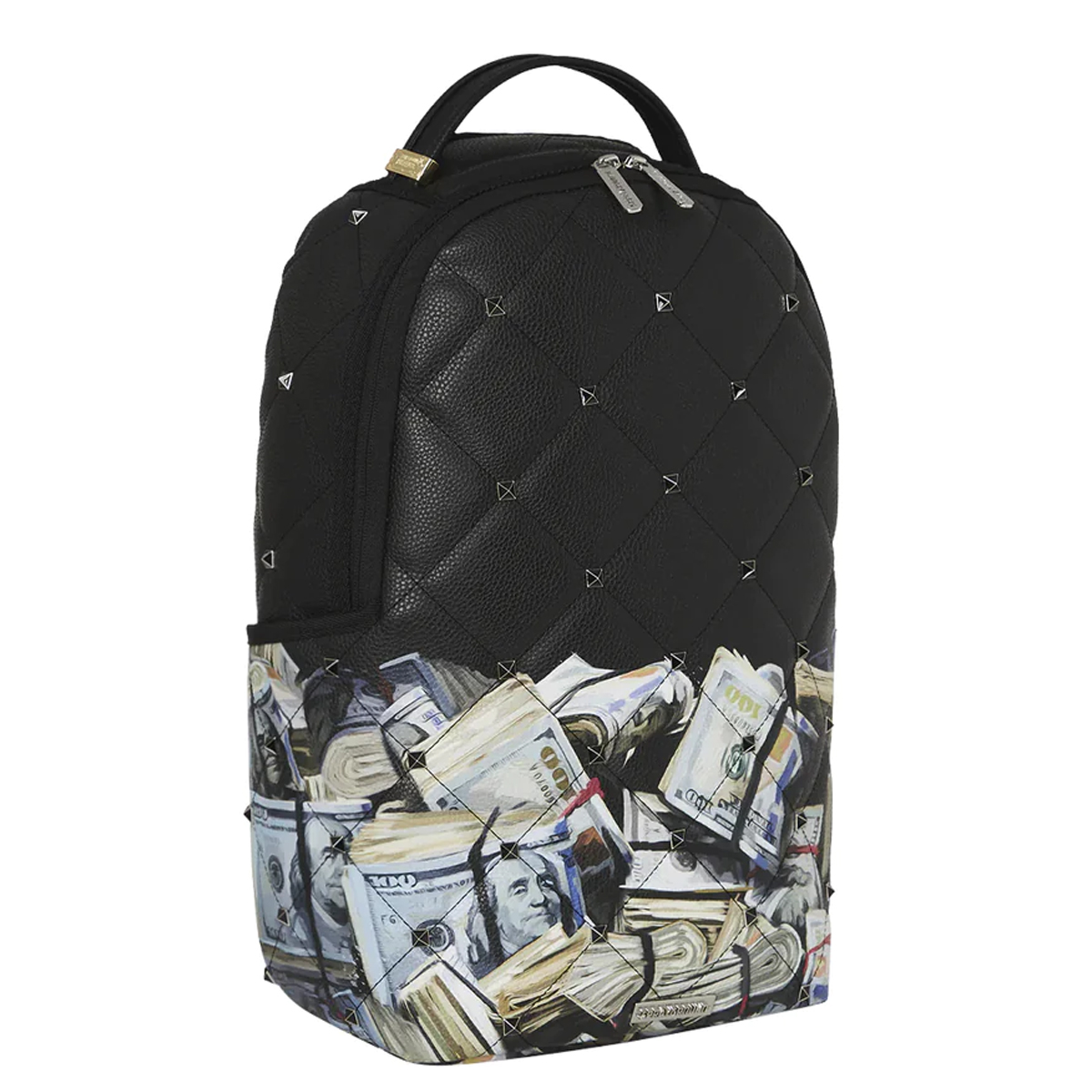 Sprayground Zaino Quilted Money Stash Studded Limited Edition - 2