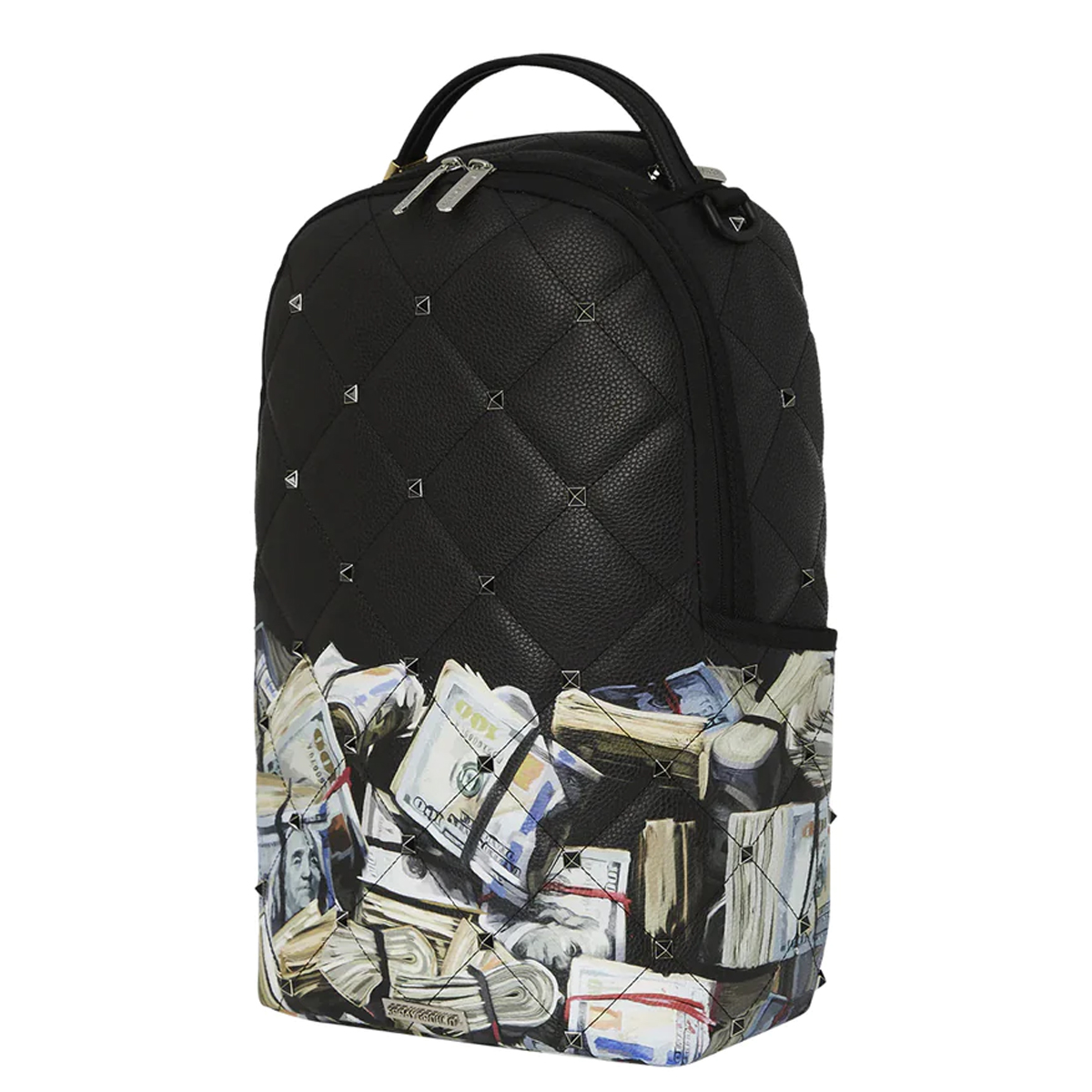 Sprayground Zaino Quilted Money Stash Studded Limited Edition - 4