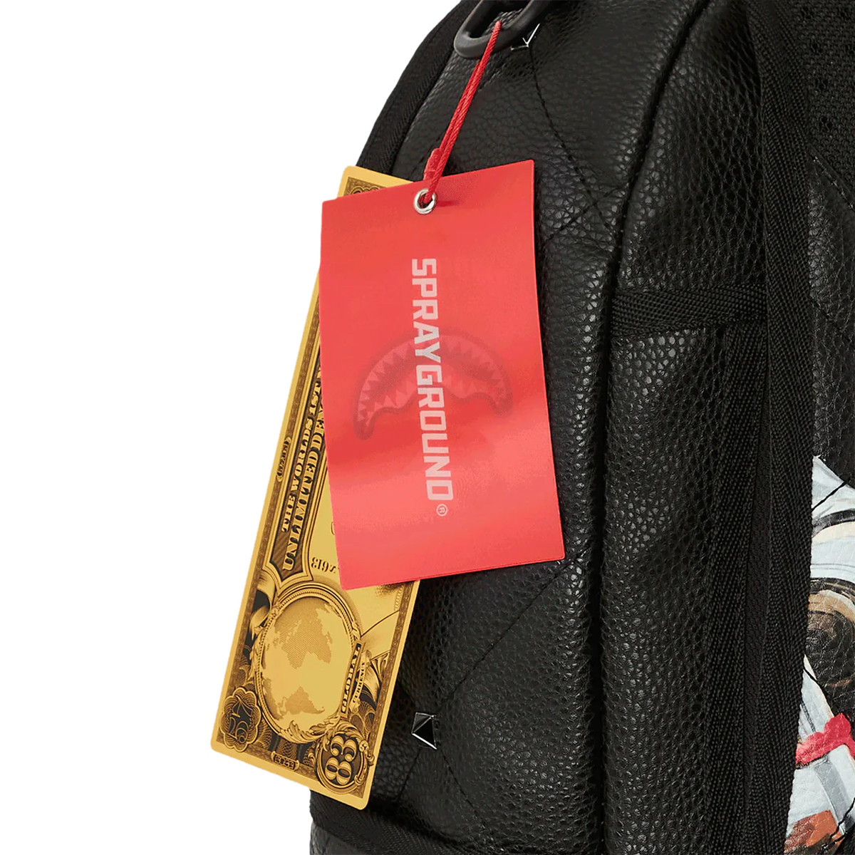 Sprayground Zaino Quilted Money Stash Studded Limited Edition - 6