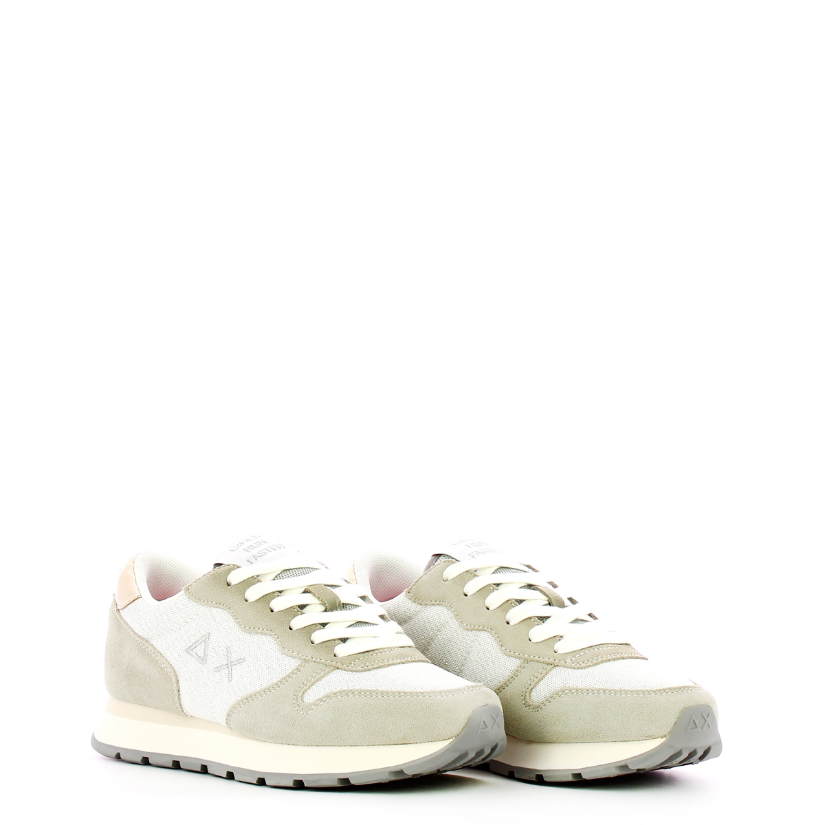 Sun68 Sneakers Ally Glitter Bianco - 2