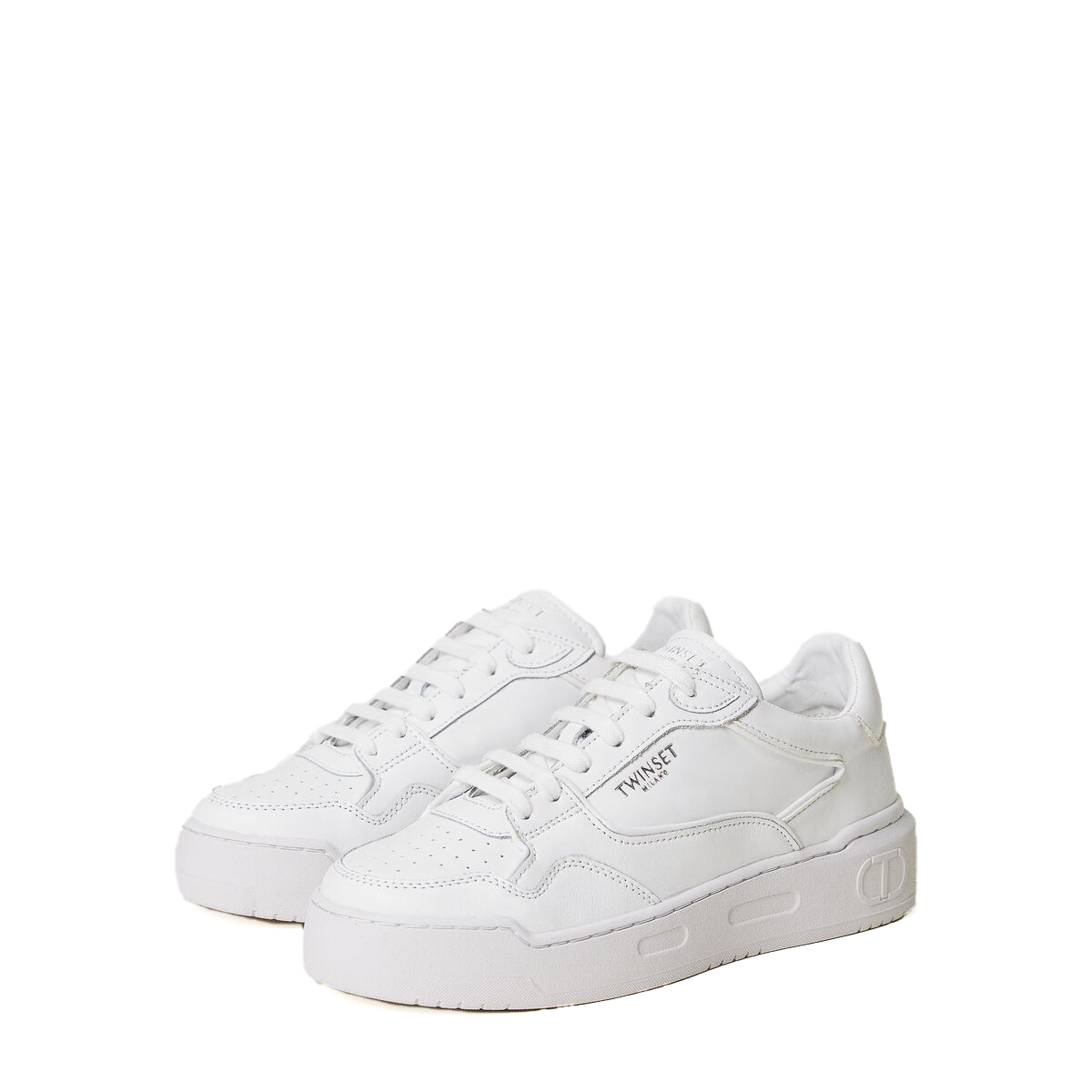 Twin Set Sneakers con Oval T stampato Bianco Ottico - 2