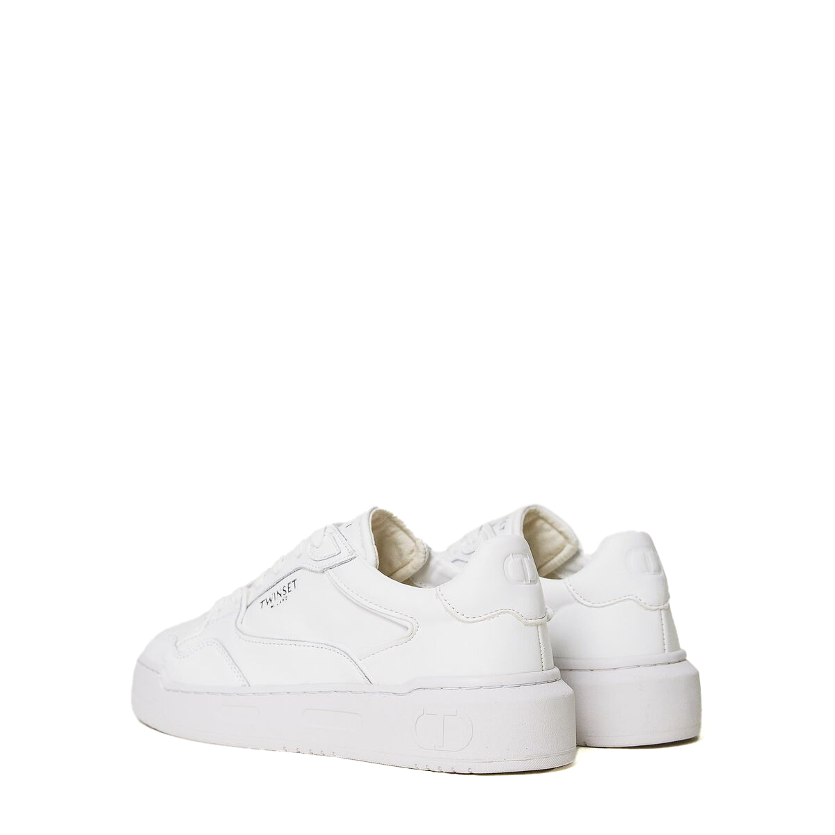 Twin Set Sneakers con Oval T stampato Bianco Ottico - 3