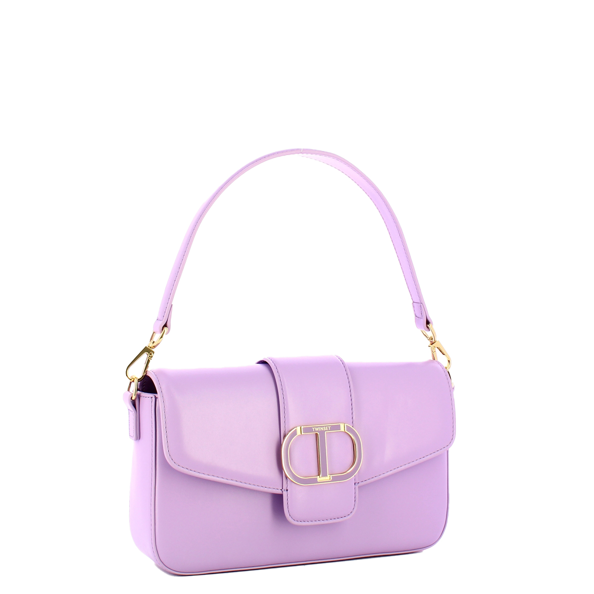 Twin Set Borsa a mano Amie in pelle Lavendula - 2