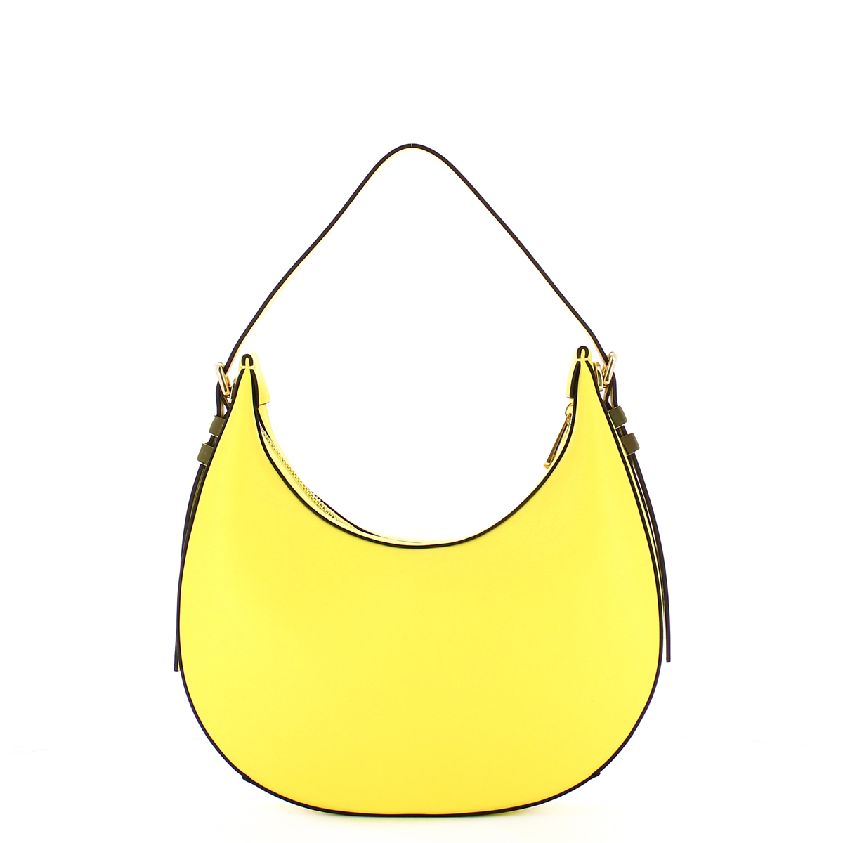 Twin Set Hobo Bag con Oval T Light Lemon - 3