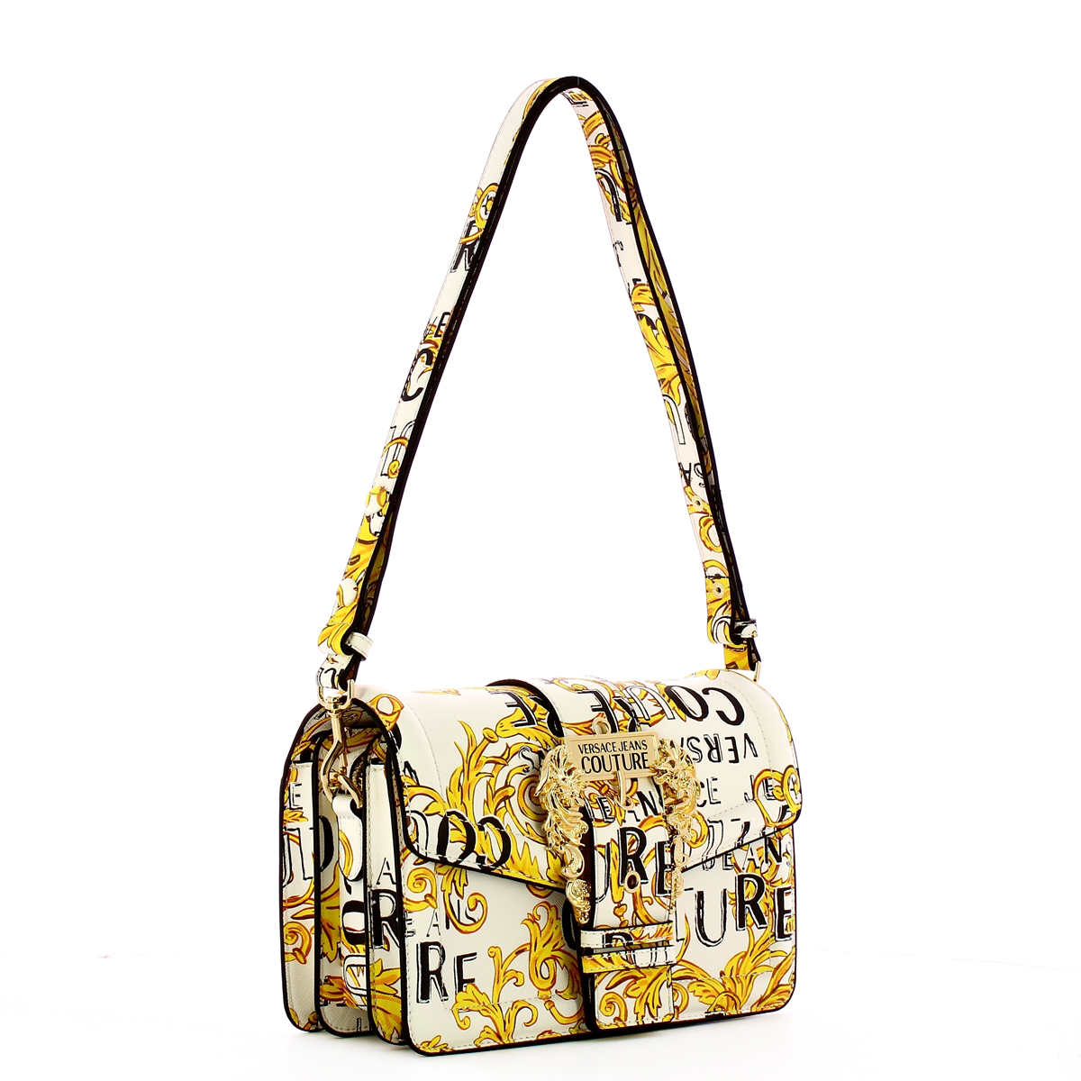 Versace Jeans Couture Borsa a spalla Couture Logo Brush Couture White Gold - 2