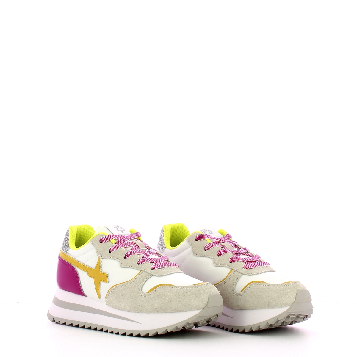 W6YZ Sneakers Rhea Active White Fuchsia - 2