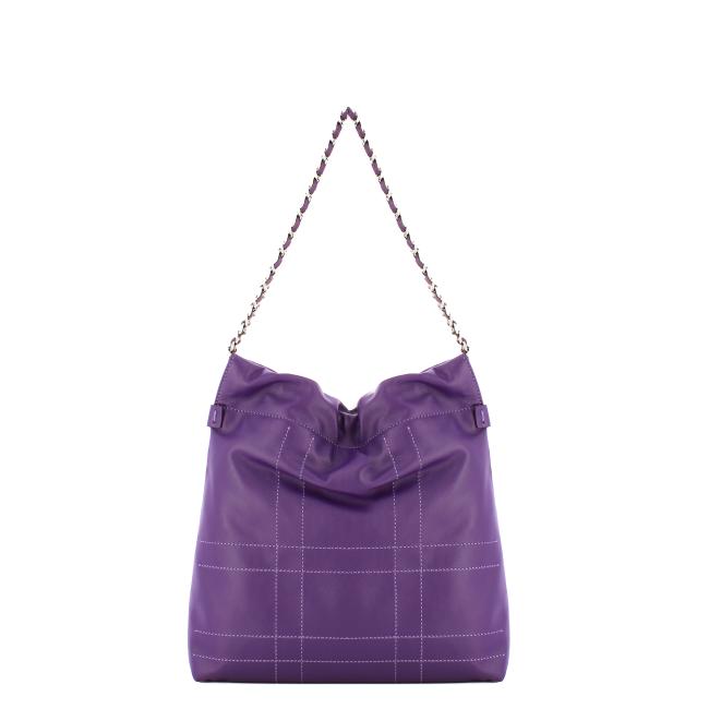 Iuntoo Borsa a spalla Piccola Accattivante Viola - 3