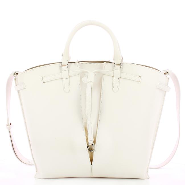 Coccinelle Borsa a mano Flores Large Blanco - 1