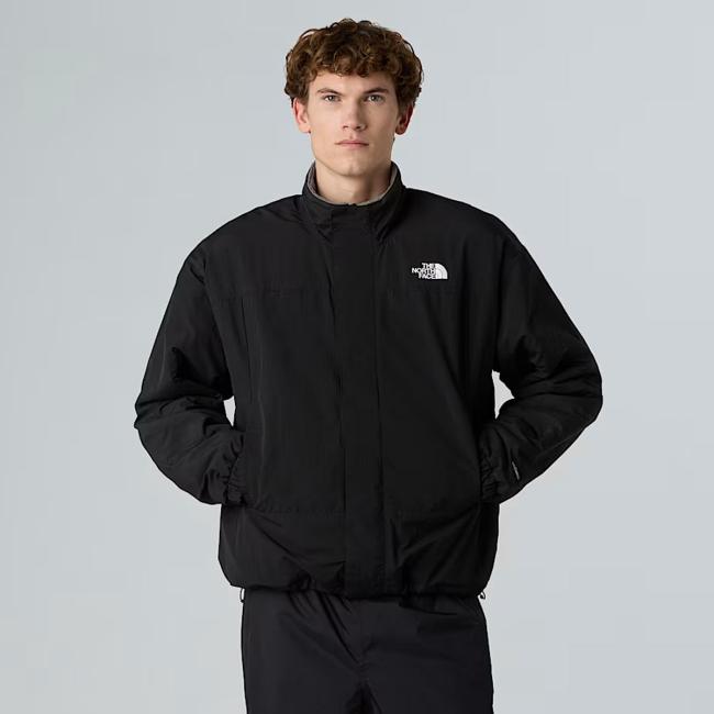 Giacca in pile reversibile Yumiori TNF Black Smoked Pearl-5