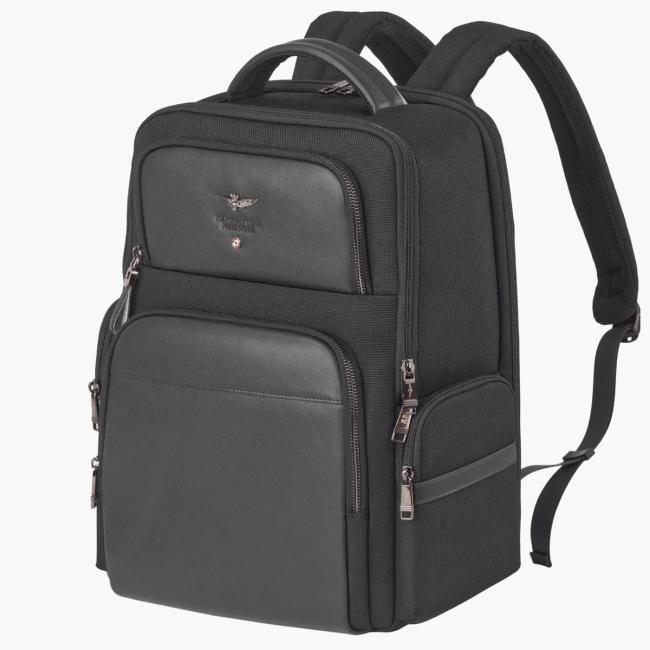 Aeronautica Militare Zaino Grande Porta PC Task Nero - 1