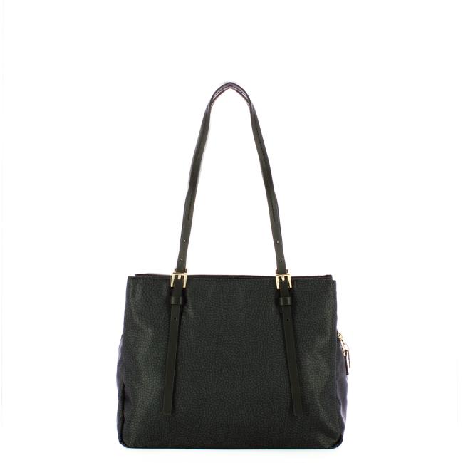 Borbonese Borsa a spalla Medium Dark Black - 3