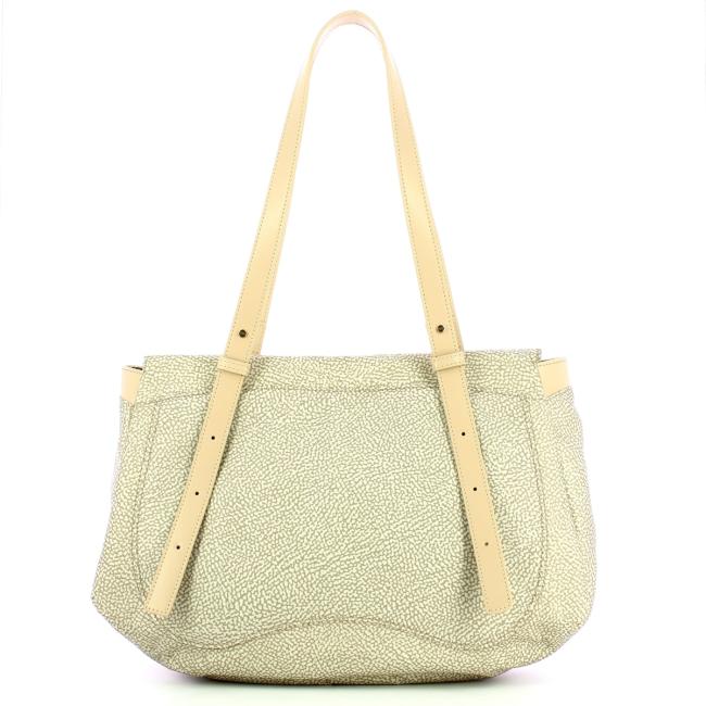 Borbonese Borsa Shopping Medium Sabbia - 3