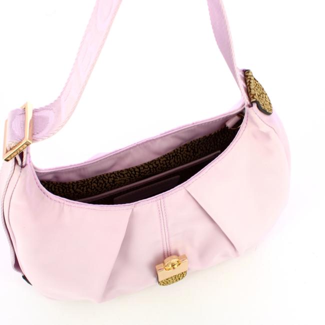 Borbonese Hobo Cortina Small Ortensia Op Naturale - 4