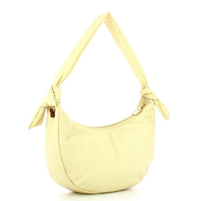 Borbonese Hobo Lover Medium Camomilla Cuoio - 2
