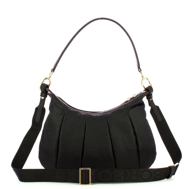 Borbonese Sottospalla Hobo Small Dark Black - 3