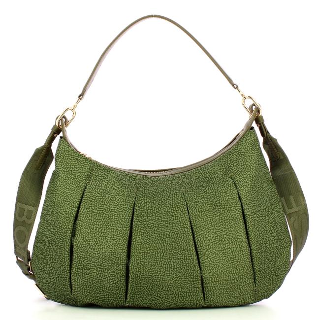 Borbonese Hobo Medium Verde Militare - 1