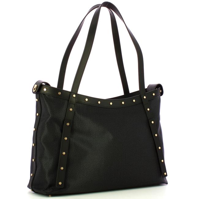 Borbonese Shopper Large Dark Black - 2