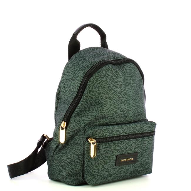 Borbonese Zaino Small Peltro - 2