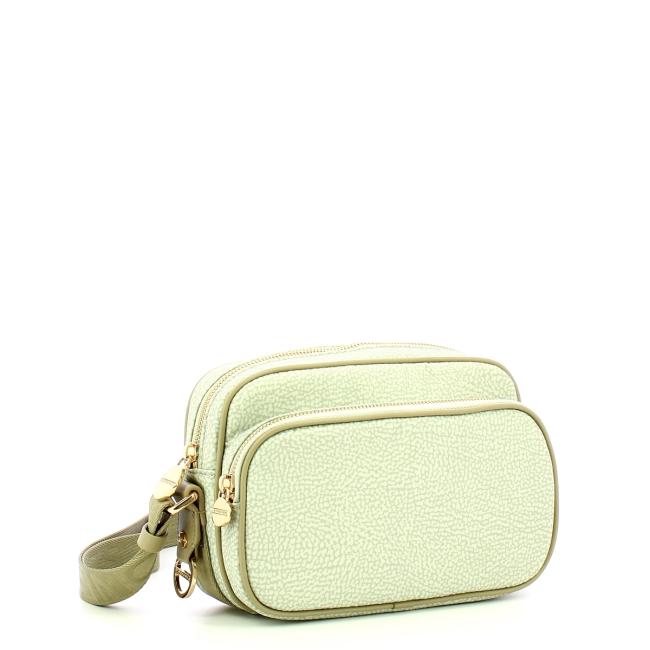 Borbonese Small Kaki Camera Bag - 2