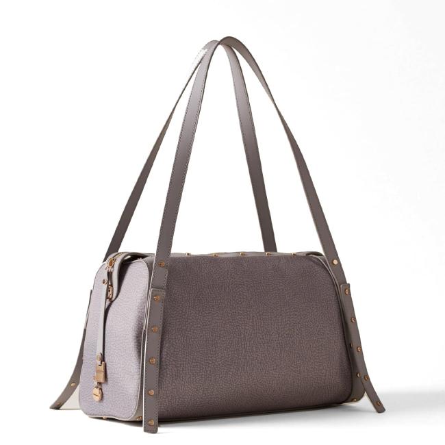 Borbonese Bauletto Metropole Medium Cloud - 2