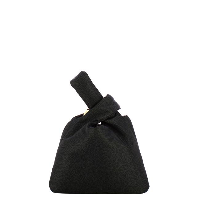 Borbonese Borsa a mano Twinnie Small Dark Black - 3