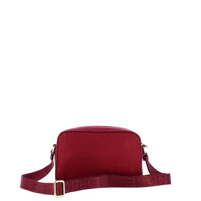 Borbonese Tracollina Small in Nylon Riciclato Merlot - 3