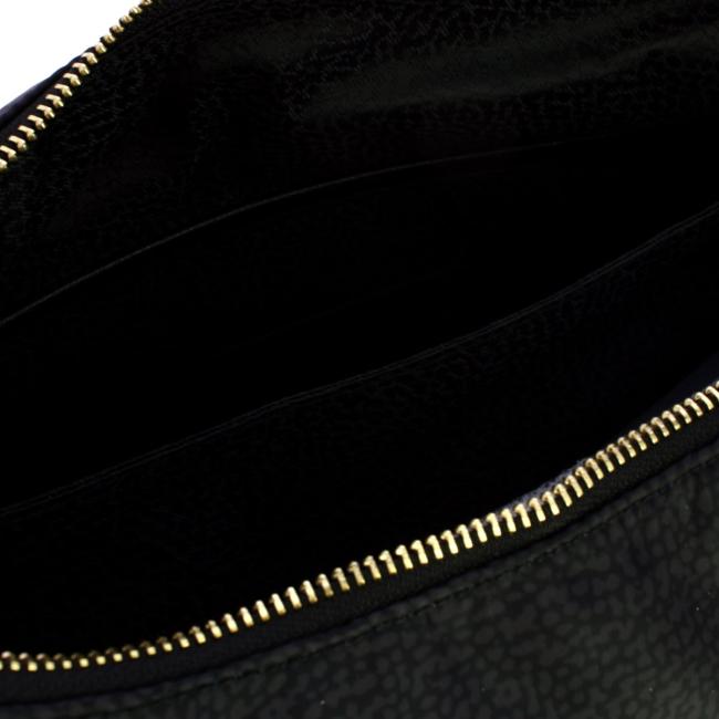 Borbonese Hobo Bag Twinnie Large Dark Black - 4