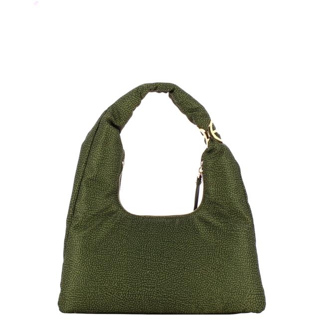 Borbonese Hobo Bag Twinnie Small Alloro - 3