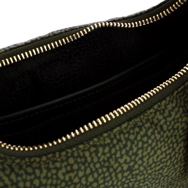 Borbonese Hobo Bag Twinnie Small Alloro - 4