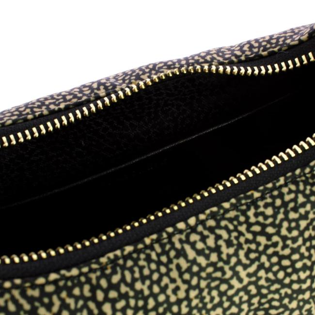 Borbonese Hobo Bag Twinnie Small OP Naturale Nero - 4